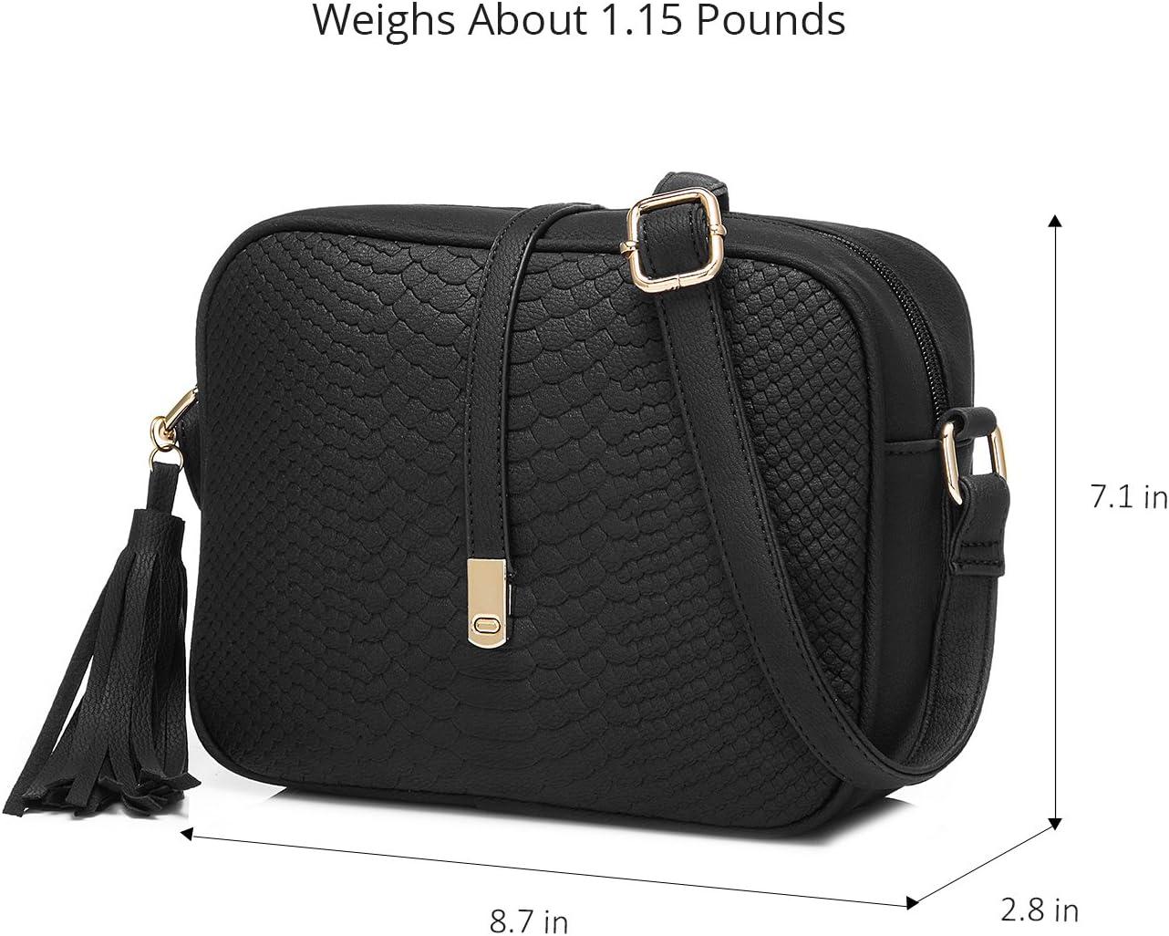 imageRealer Small Shoulder Bags PU Leather Side Purse Cross Body Purses for Women