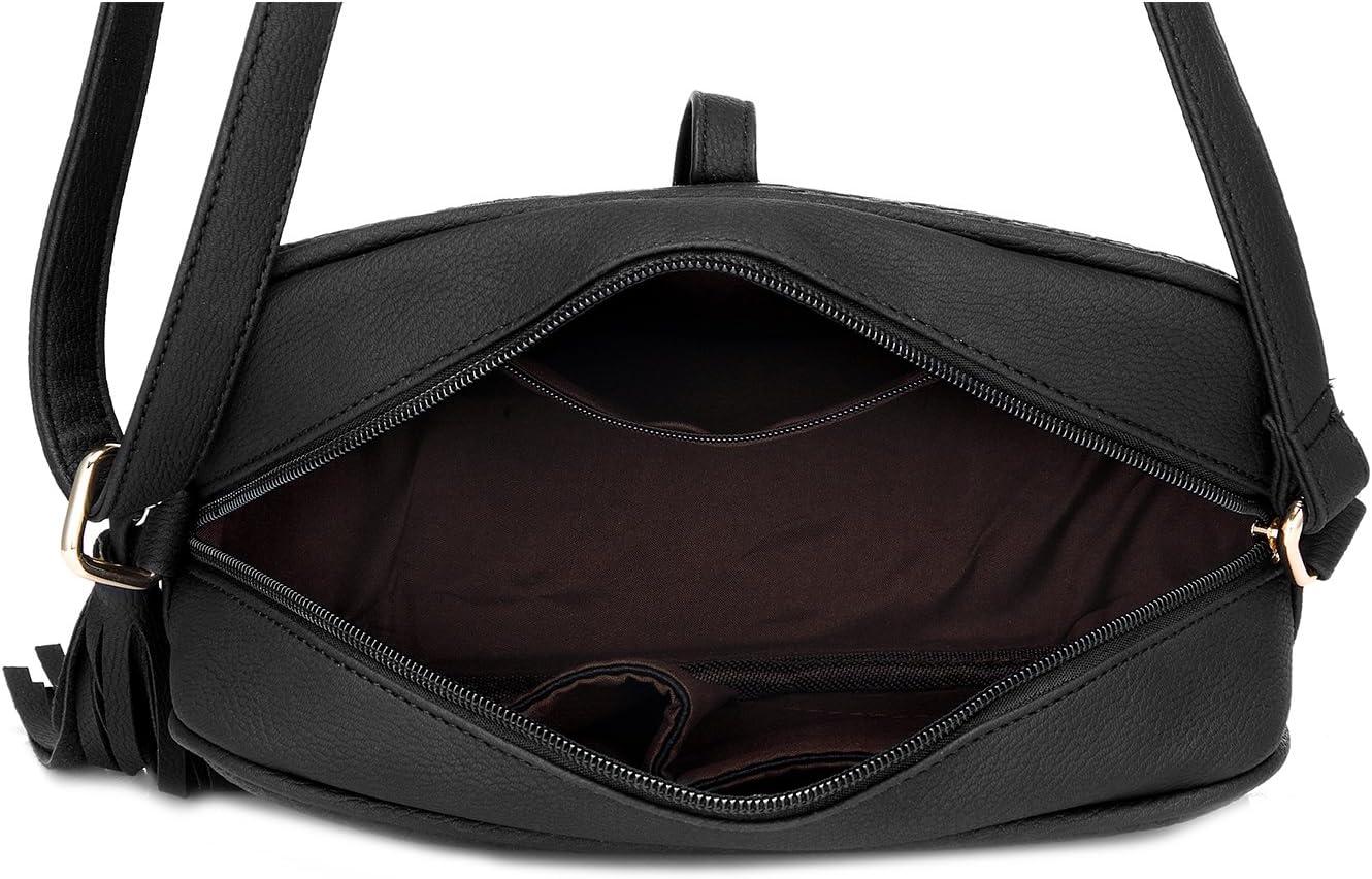 imageRealer Small Shoulder Bags PU Leather Side Purse Cross Body Purses for Women