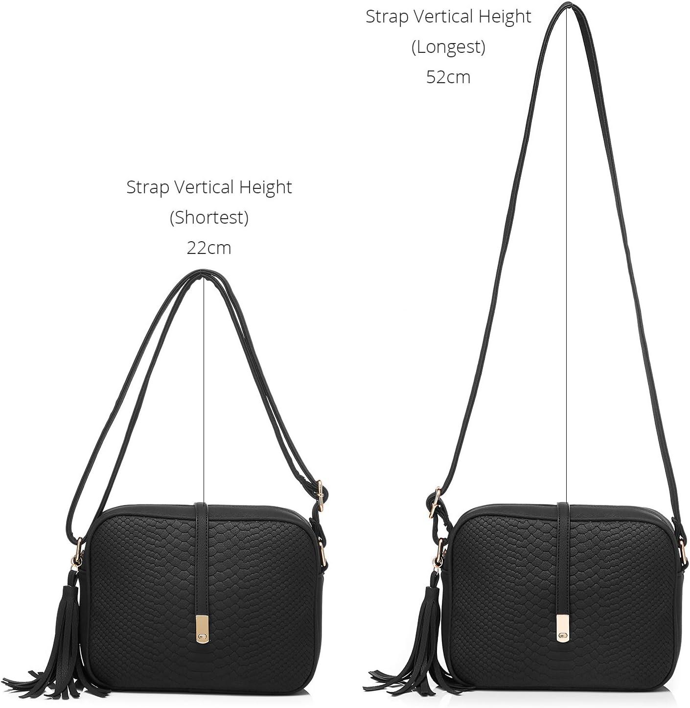 imageRealer Small Shoulder Bags PU Leather Side Purse Cross Body Purses for Women