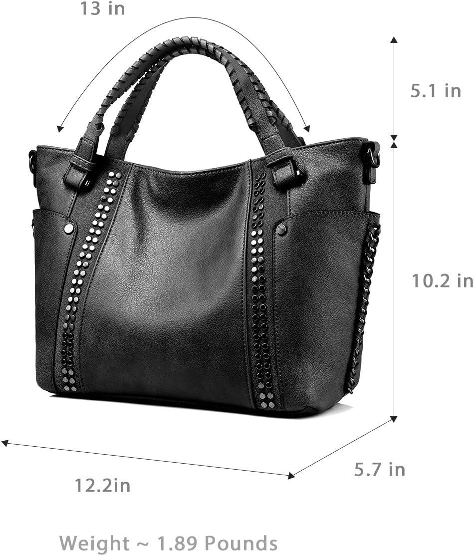 imageRealer Handbags for Women Large Tote Purses Designer Shoulder Bag