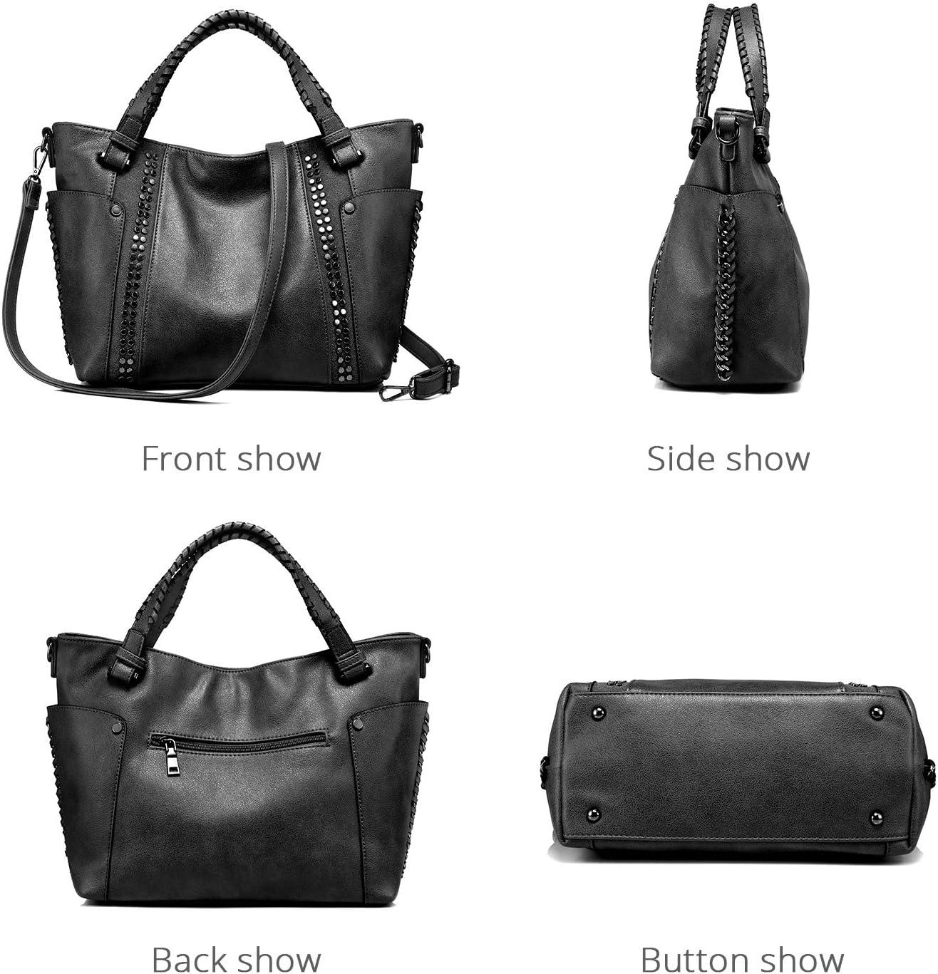 imageRealer Handbags for Women Large Tote Purses Designer Shoulder Bag