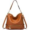 imageGenuine Leather Handbags for Women Large Designer Ladies Shoulder Bag Bucket Style